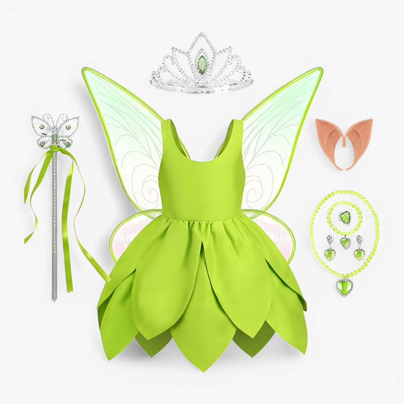 Fairy Costume with Wings for Imaginative Play