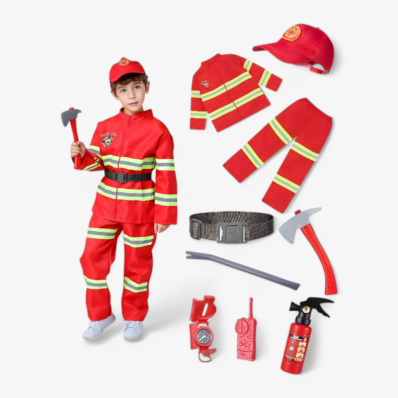 Firefighter Dress-Up Costume for Children