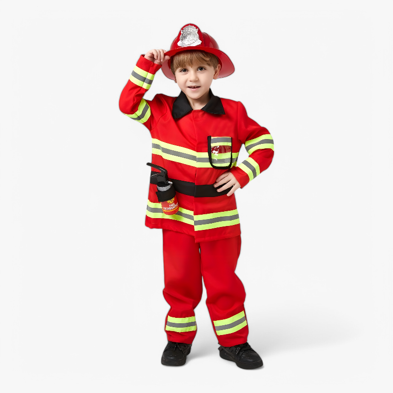 Firefighter Role Play Costume for Kids