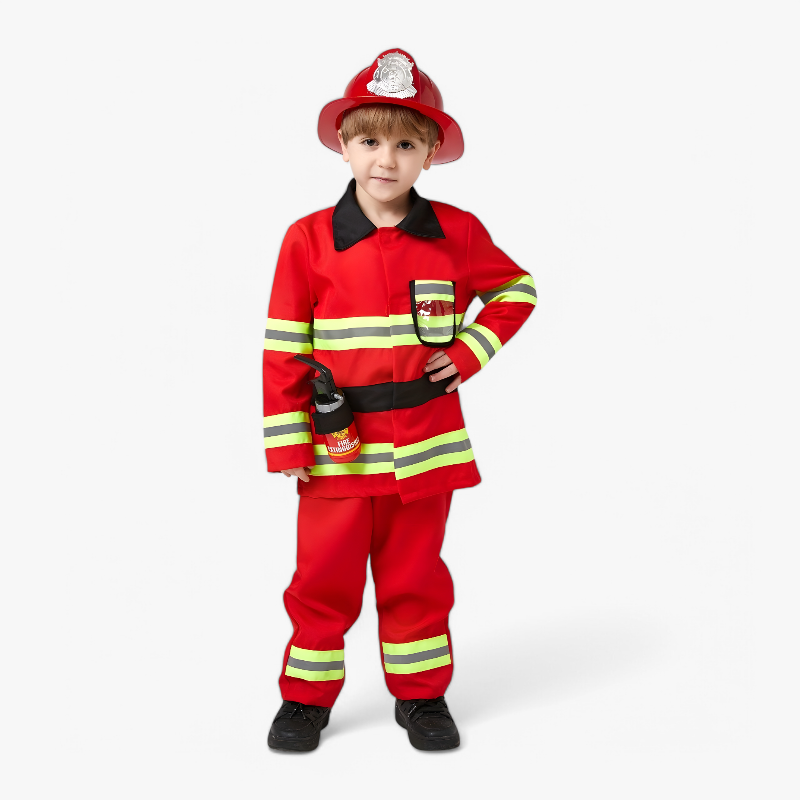 Firefighter Role Play Costume for Kids