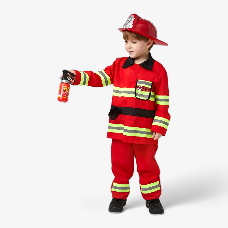 Firefighter Role Play Costume for Kids