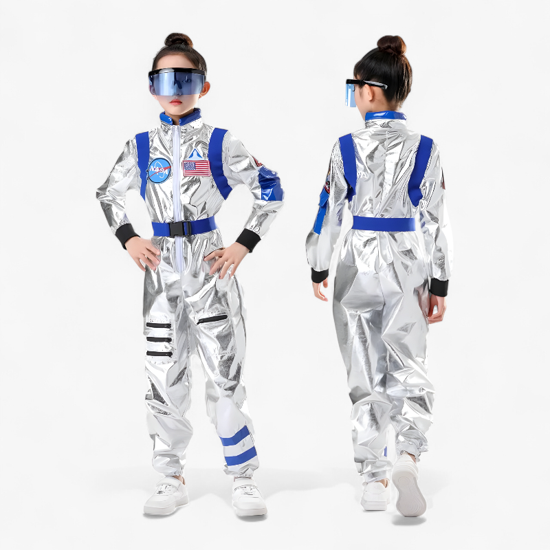 Futuristic Kids Astronaut Fancy Dress Outfit