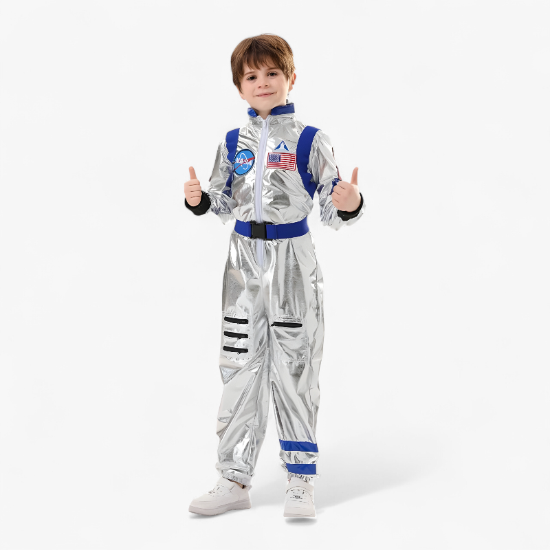 Futuristic Kids Astronaut Fancy Dress Outfit