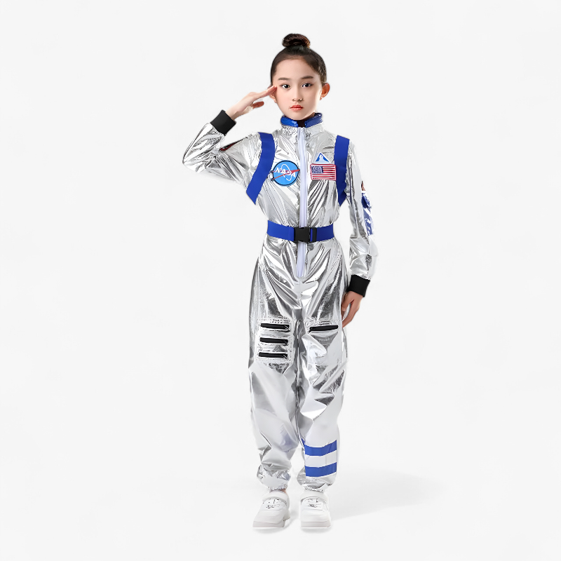 Futuristic Kids Astronaut Fancy Dress Outfit