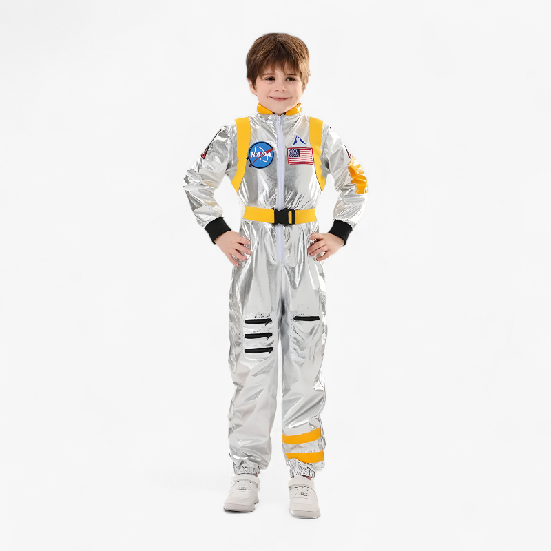 Futuristic Kids Astronaut Fancy Dress Outfit