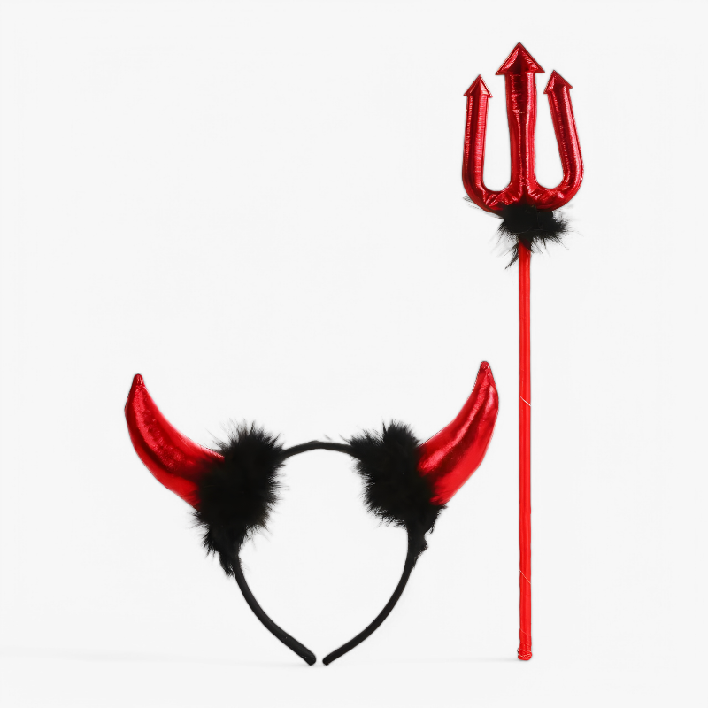 Gothic Vampire Dress for Kids with Accessories