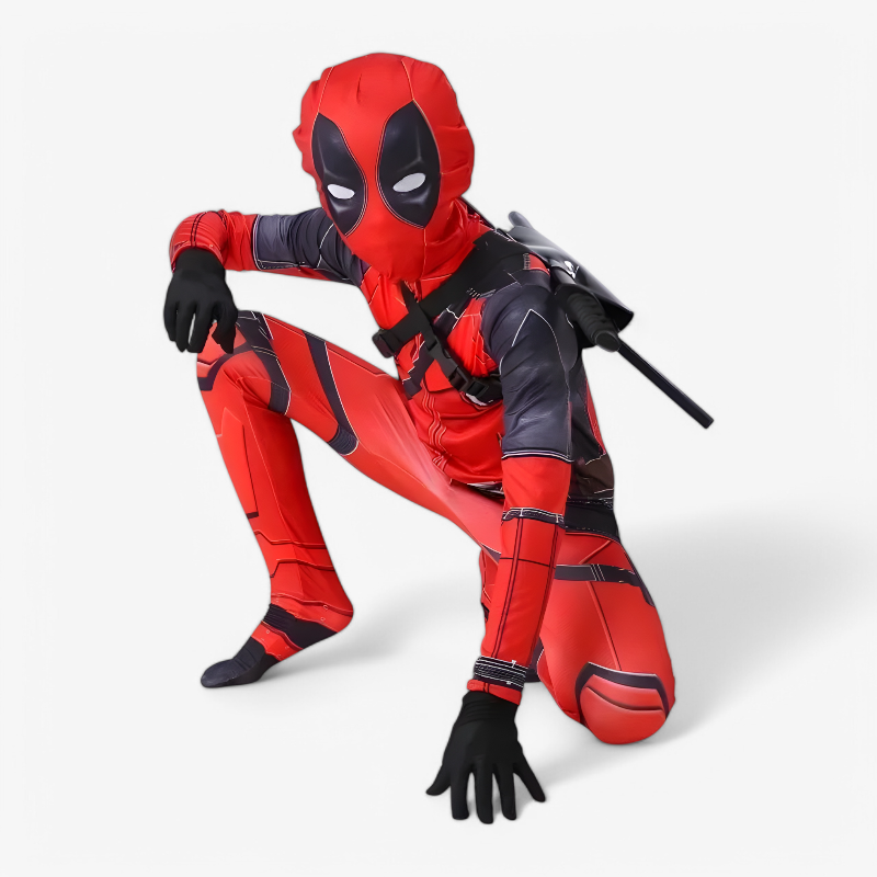 Heroic Costume for Kids with Mask and Swords