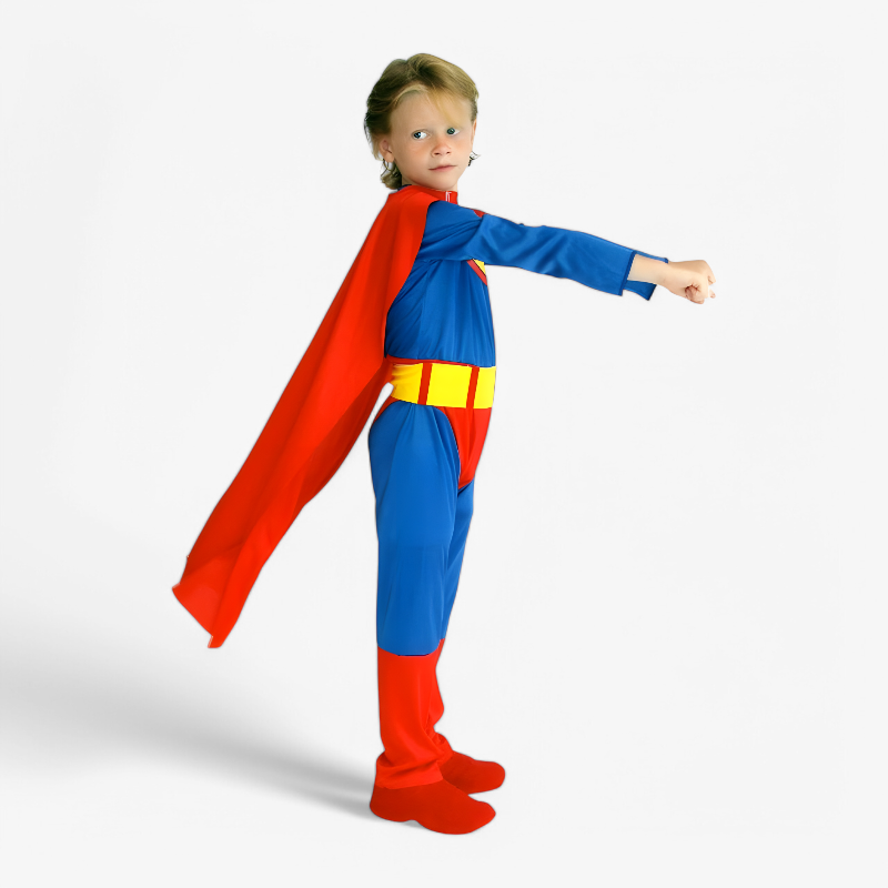 Heroic Superhero Costume for Kids with Cape
