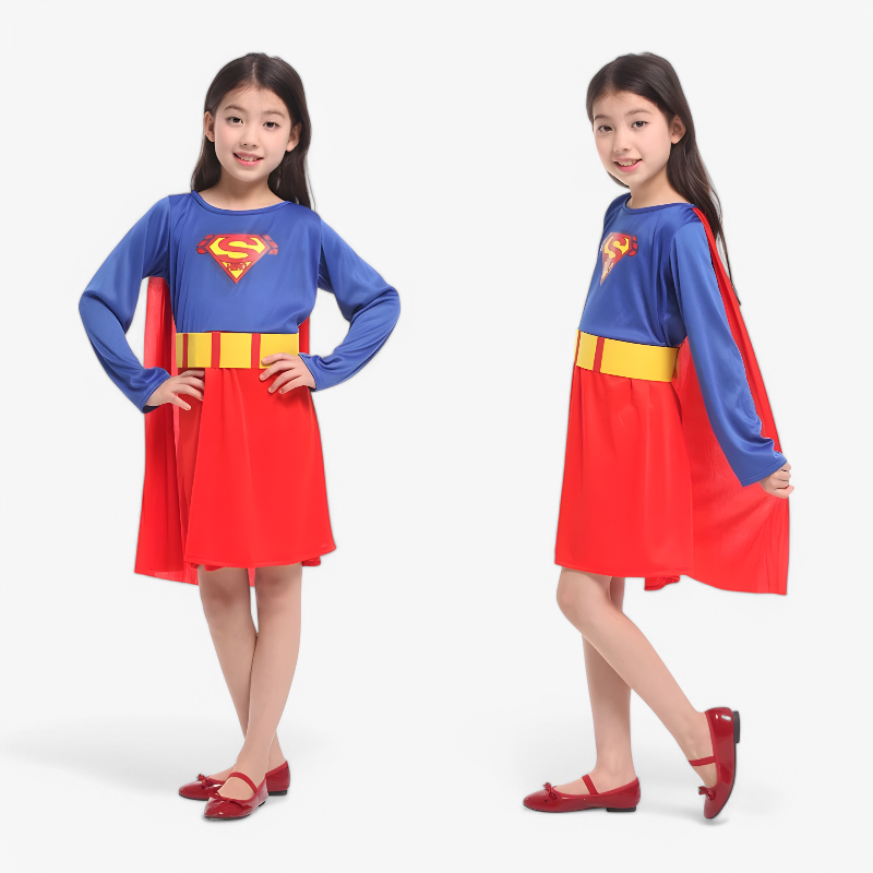Heroic Superhero Costume for Kids with Cape