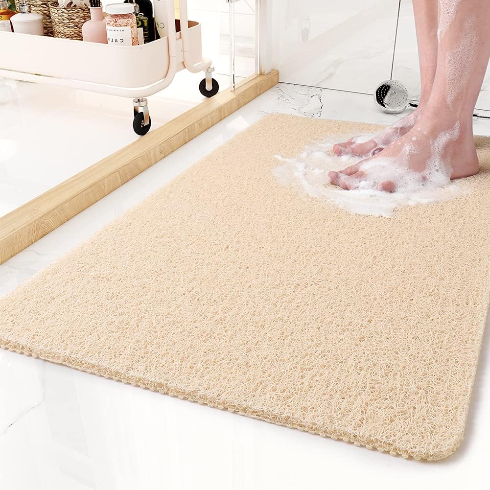 Non Slip Bathroom Shower Mat Anti-Slip Quick-Drain Support - Image 2