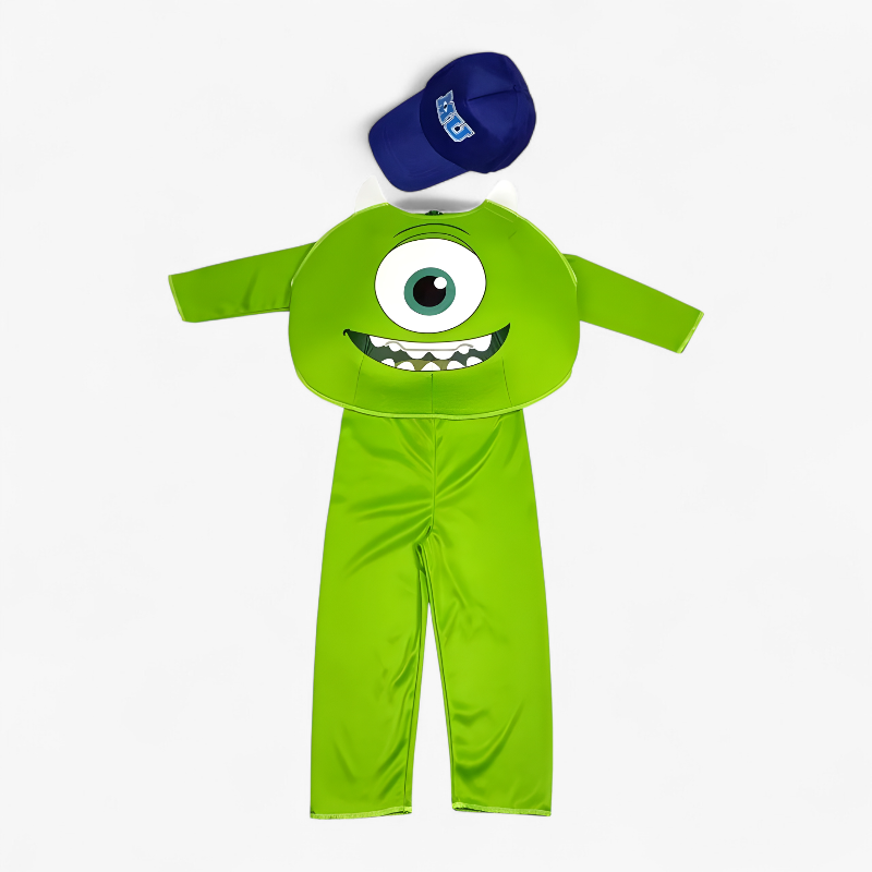 Kids Monster Costume with Eye and Hat