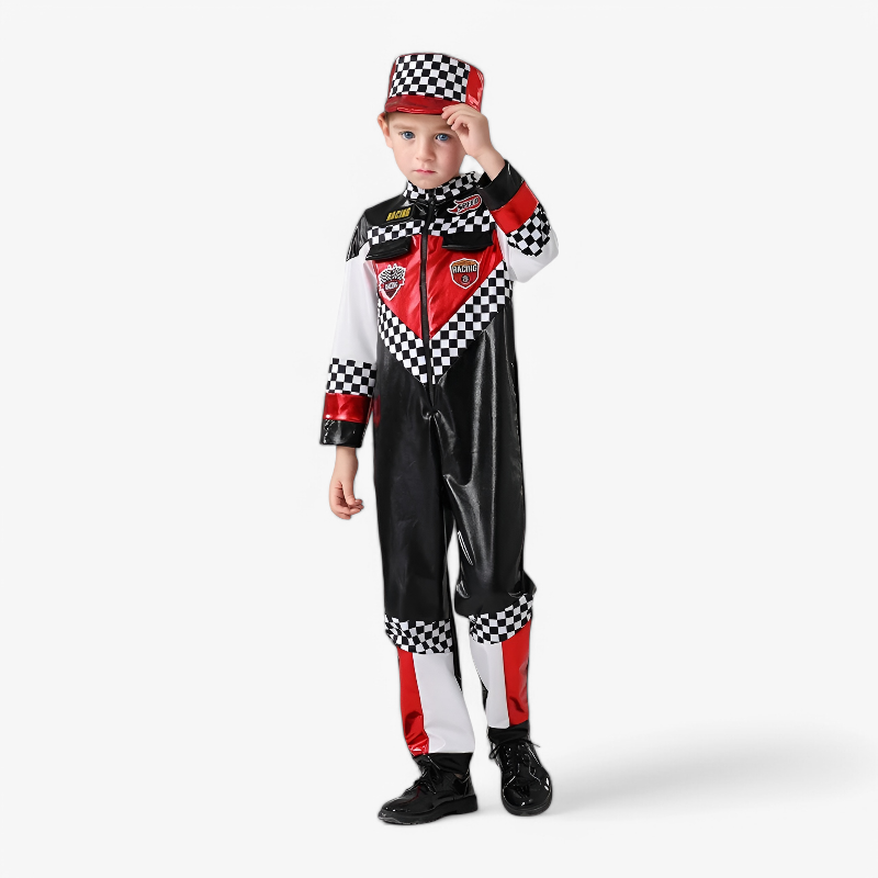Kids Racing Driver Fancy Dress Outfit