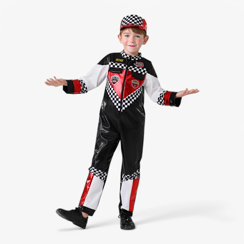 Kids Racing Driver Fancy Dress Outfit