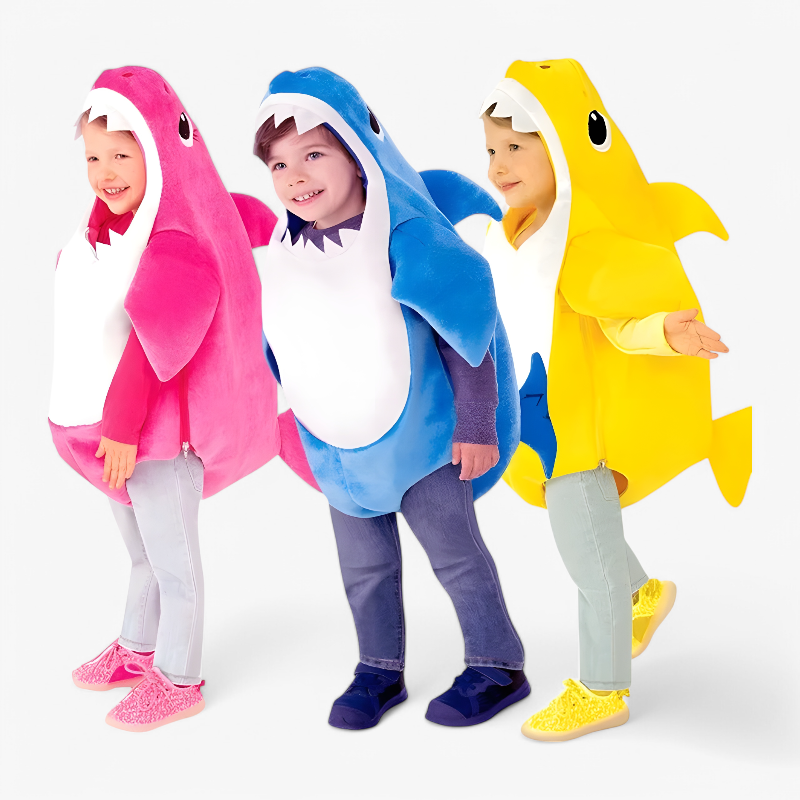 Kids Shark Fancy Dress Costume for Fun Play