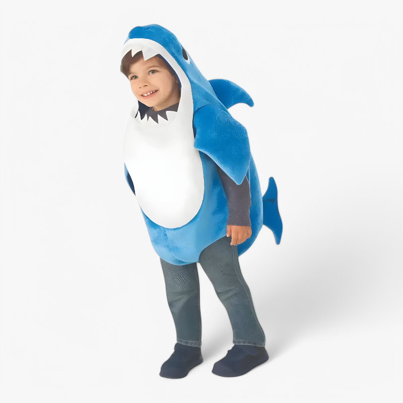 Kids Shark Fancy Dress Costume for Fun Play