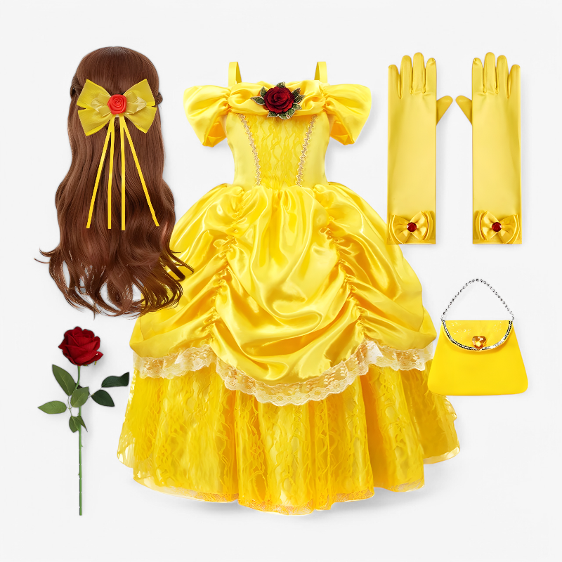 Magical Dress-Up Costume with Tiara and Wand