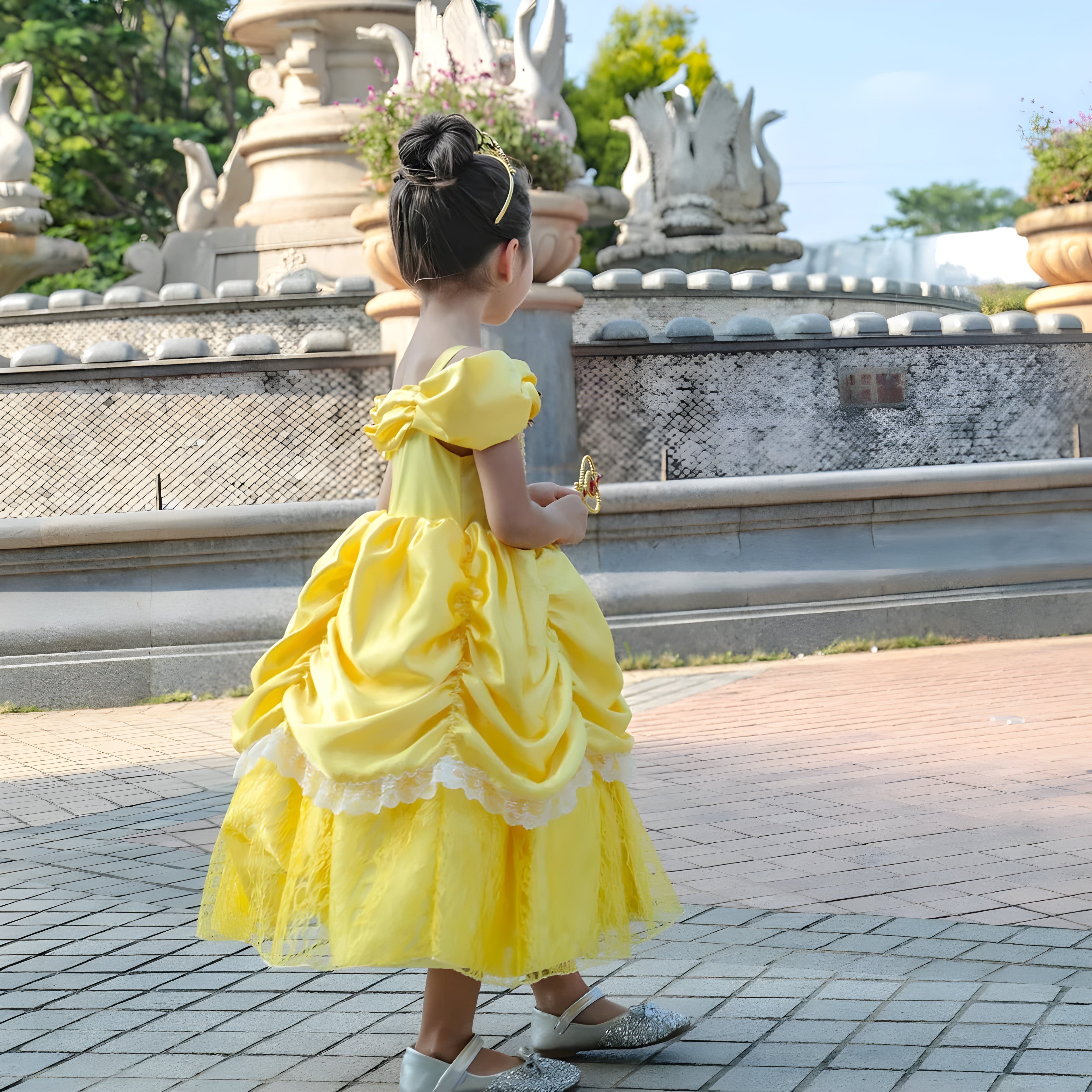 Magical Dress-Up Costume with Tiara and Wand