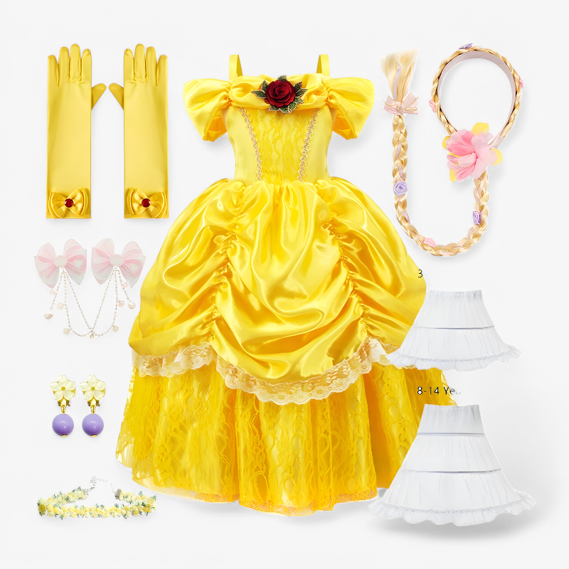Magical Dress-Up Costume with Tiara and Wand