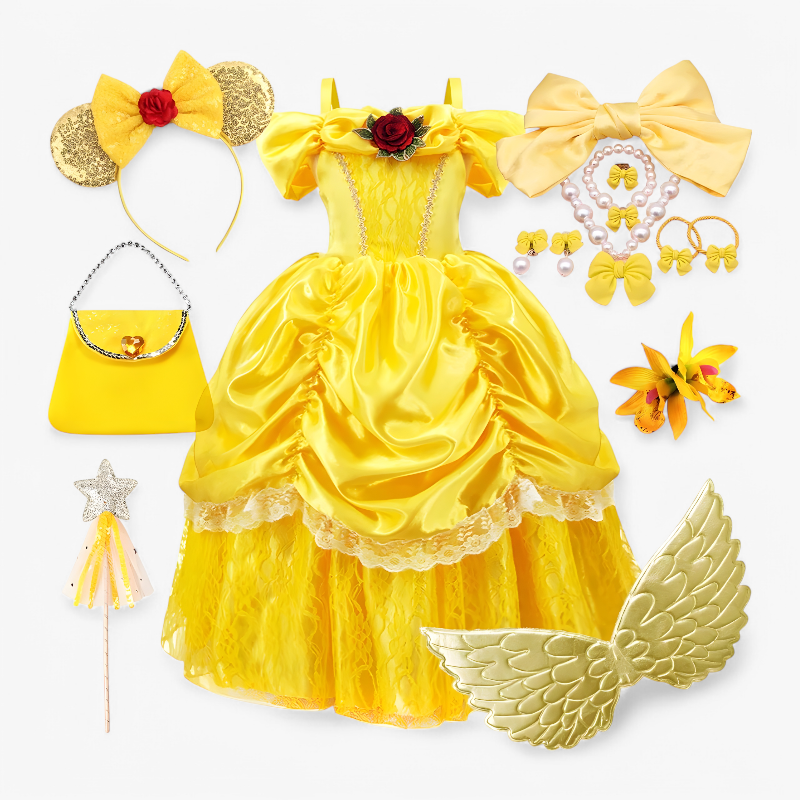 Magical Dress-Up Costume with Tiara and Wand