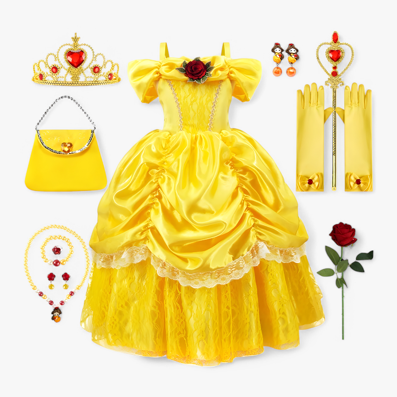 Magical Dress-Up Costume with Tiara and Wand