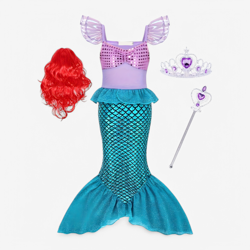 Magical Mermaid Fancy Dress for Kids