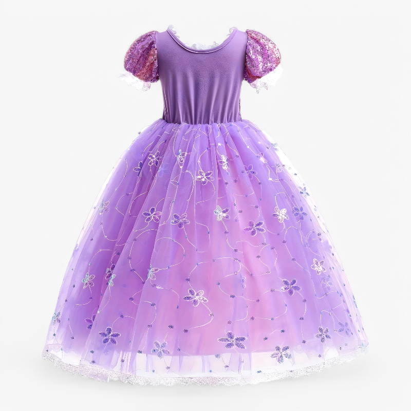 Magical Princess Costume Set with Crown and Accessories