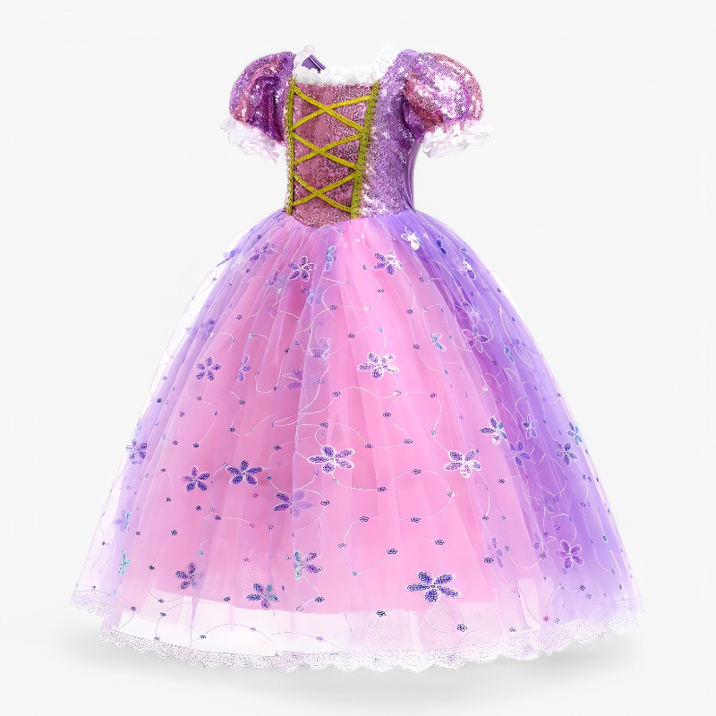 Magical Princess Costume Set with Crown and Accessories