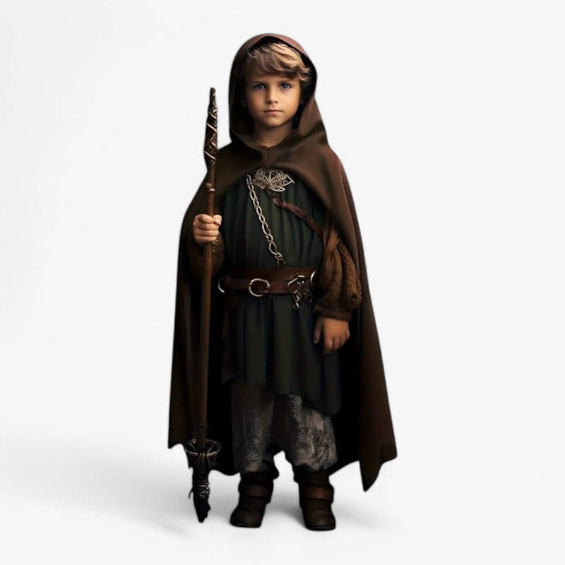 Magical Wizard Cape for Kids Adventure Outfit