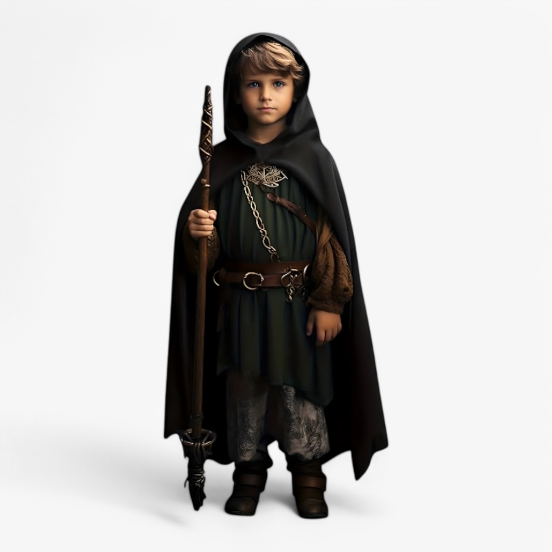 Magical Wizard Cape for Kids Adventure Outfit
