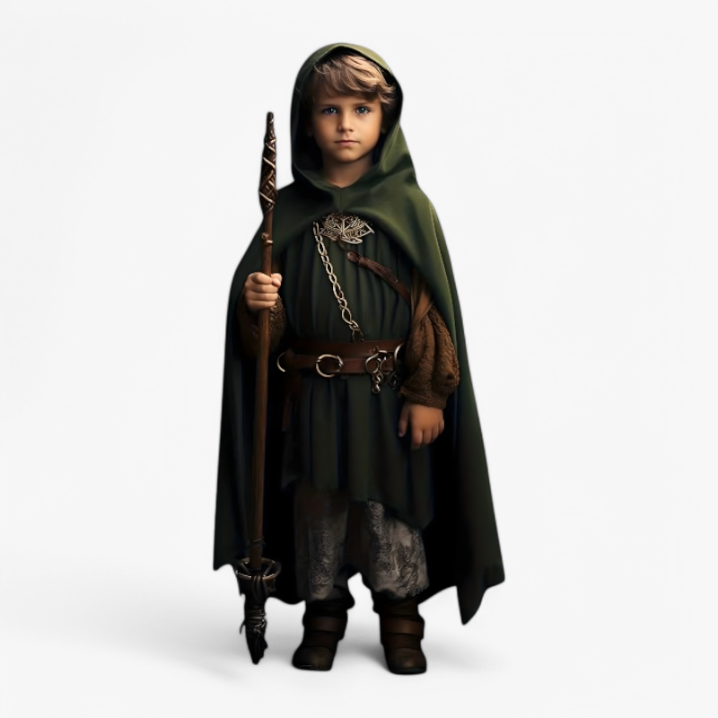 Magical Wizard Cape for Kids Adventure Outfit