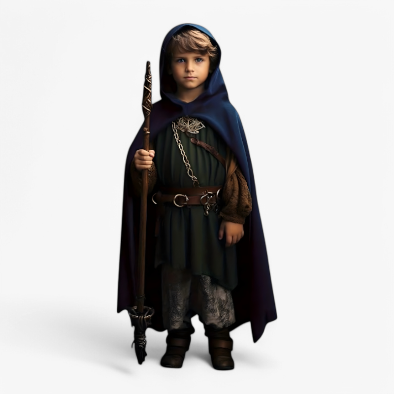 Magical Wizard Cape for Kids Adventure Outfit