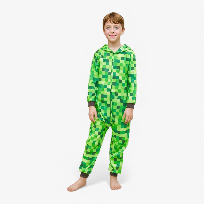 Minecraft Costume Onesie for Kids Fun Outfit