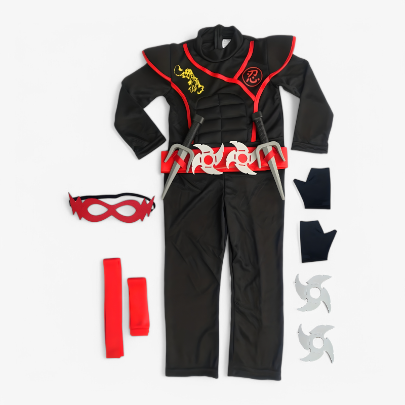 Ninja Costume for Kids with Mask and Swords