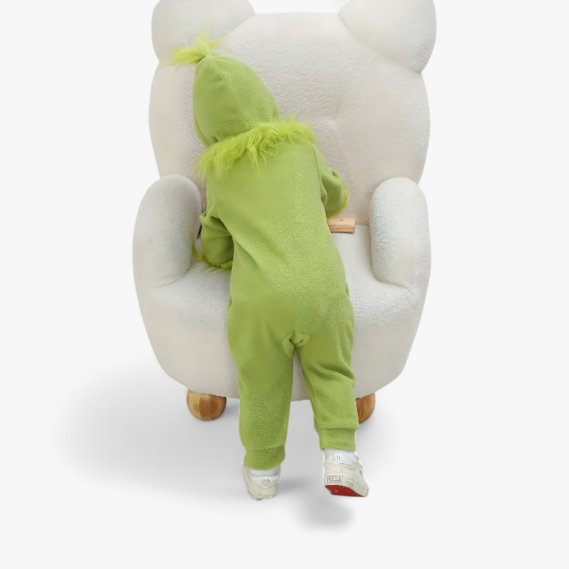Playful Baby Grinch Costume with Hood