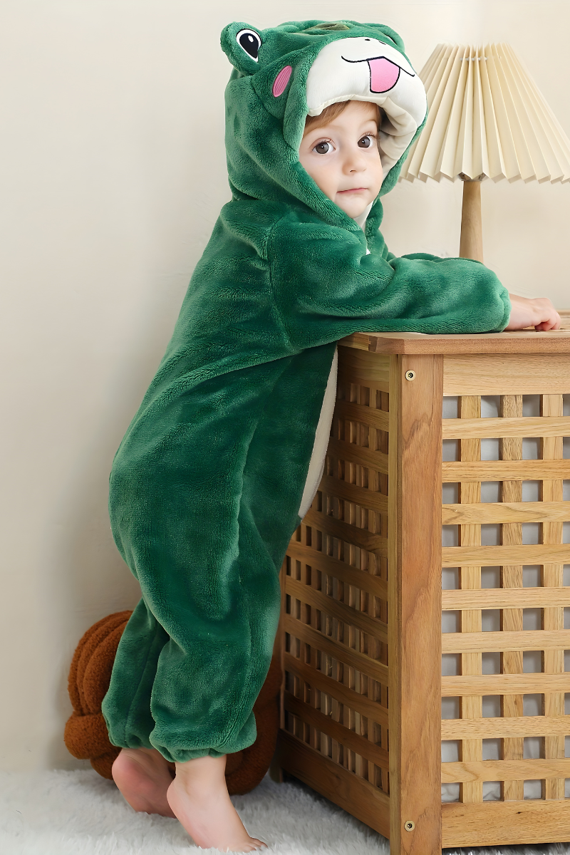 Playful Kids Frog Costume for Fun Adventures