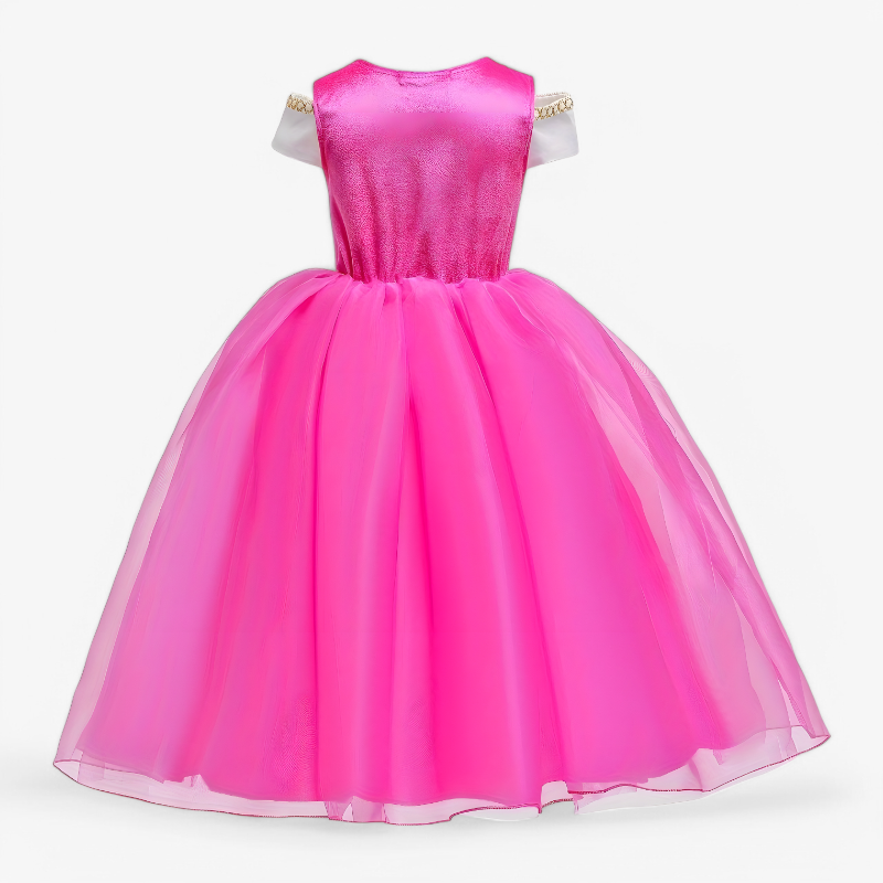 Princess Dress Set with Crown and Accessories