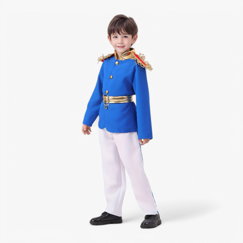 Royal Blue Prince Costume for Boys