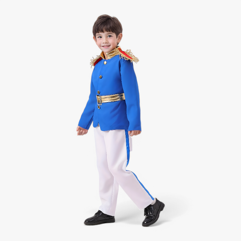 Royal Blue Prince Costume for Boys