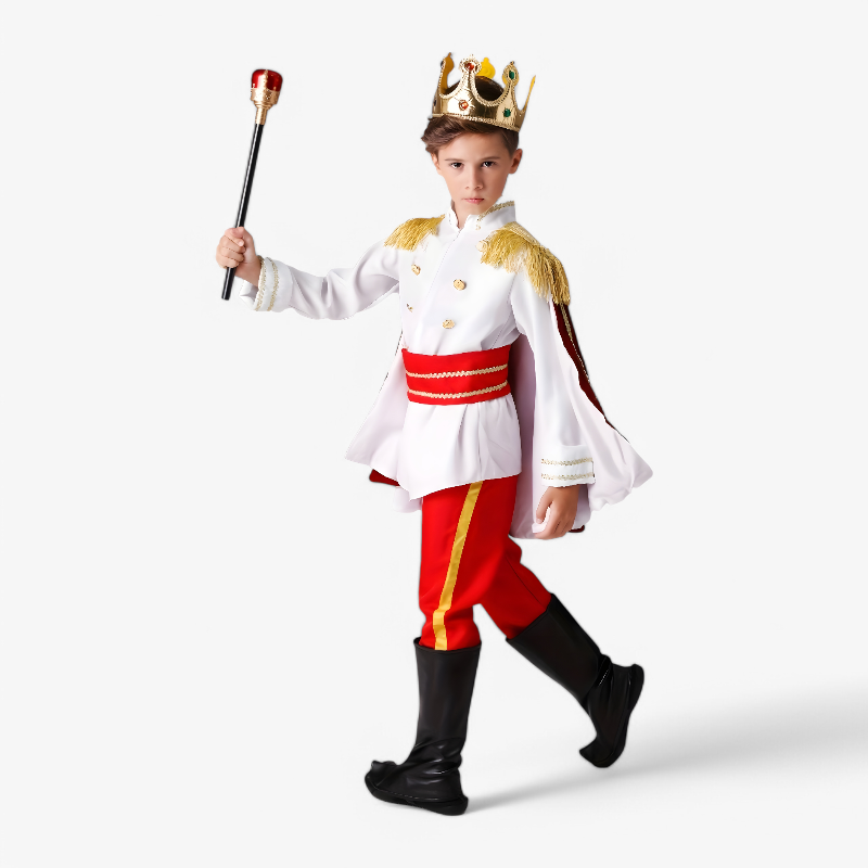 Royal Prince Costume for Kids with Crown