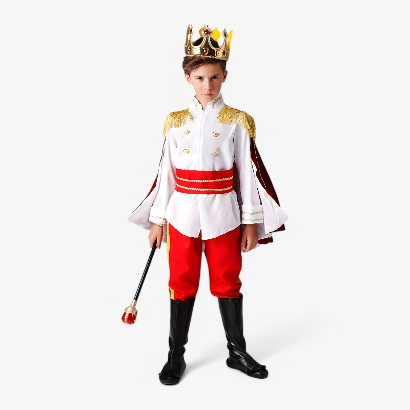 Royal Prince Costume for Kids with Crown