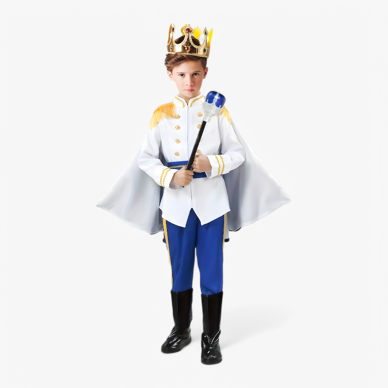 Royal Prince Costume for Kids with Crown