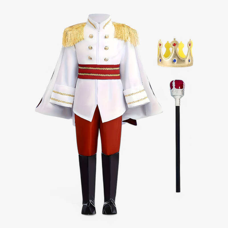 Royal Prince Costume for Kids with Crown