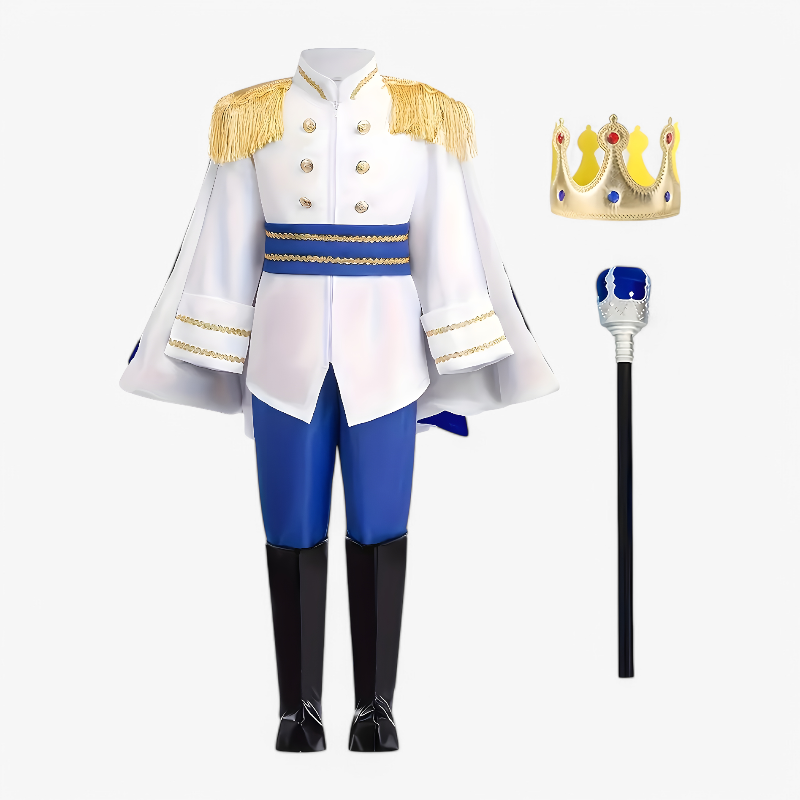 Royal Prince Costume for Kids with Crown
