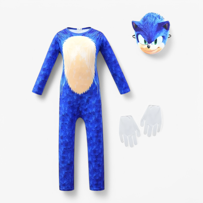 Sonic Character Cosplay Outfit for Kids