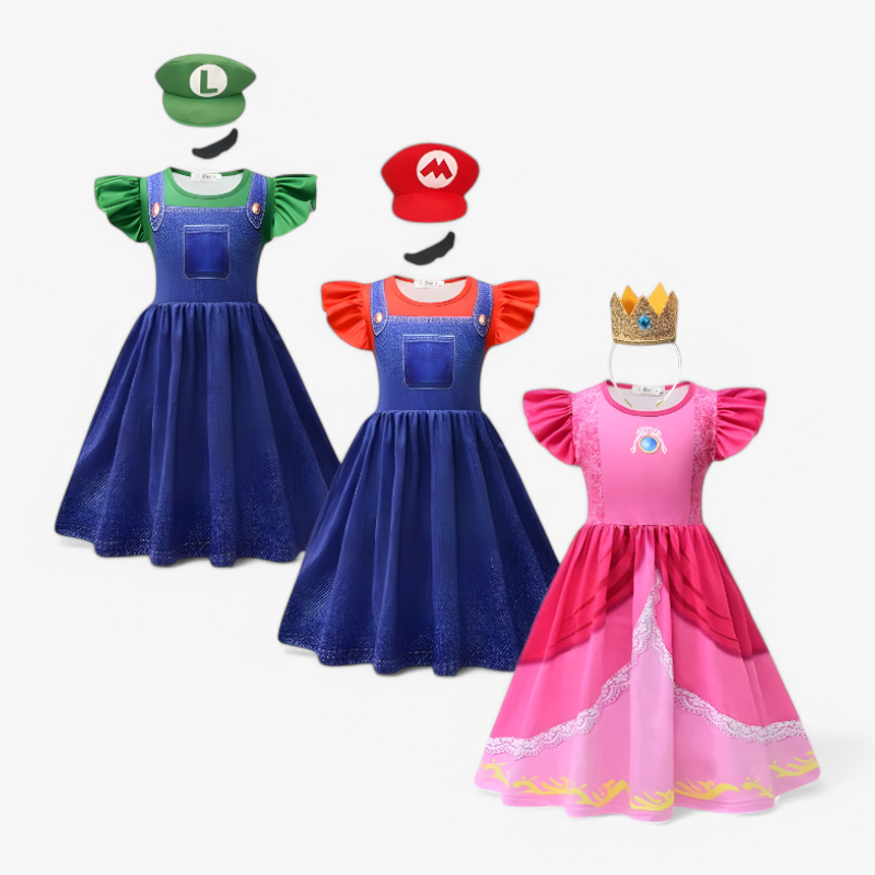 Super Mario Girls Dress Up Costumes