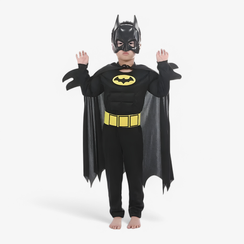 Superhero Costume Set with Mask and Cape