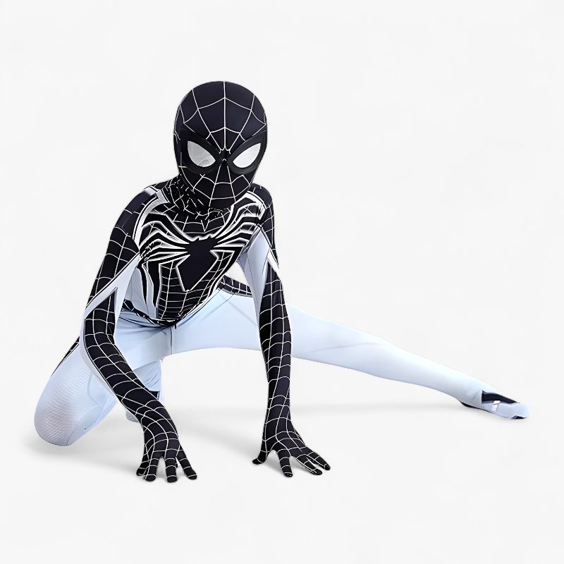 Superhero Jumpsuit for Kids with Spider Design